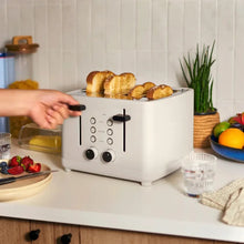 Load image into Gallery viewer, Brand New Sealed bella PRO - 4-Slice Toaster with Extra Wide Slots - Oatmilk