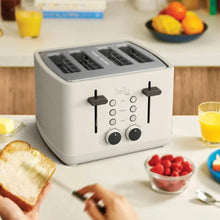 Load image into Gallery viewer, Brand New Sealed bella PRO - 4-Slice Toaster with Extra Wide Slots - Oatmilk