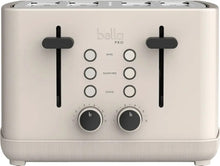 Load image into Gallery viewer, Brand New Sealed bella PRO - 4-Slice Toaster with Extra Wide Slots - Oatmilk
