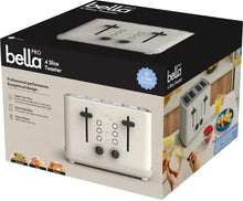 Load image into Gallery viewer, Brand New Sealed bella PRO - 4-Slice Toaster with Extra Wide Slots - Oatmilk
